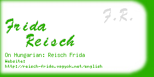 frida reisch business card